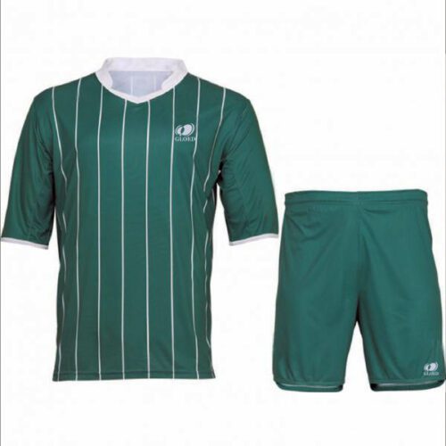Soccer team in budget-priced uniform sets.